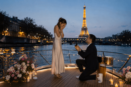 Demande en mariage en bateau sur la Seine à Paris : le guide ultime